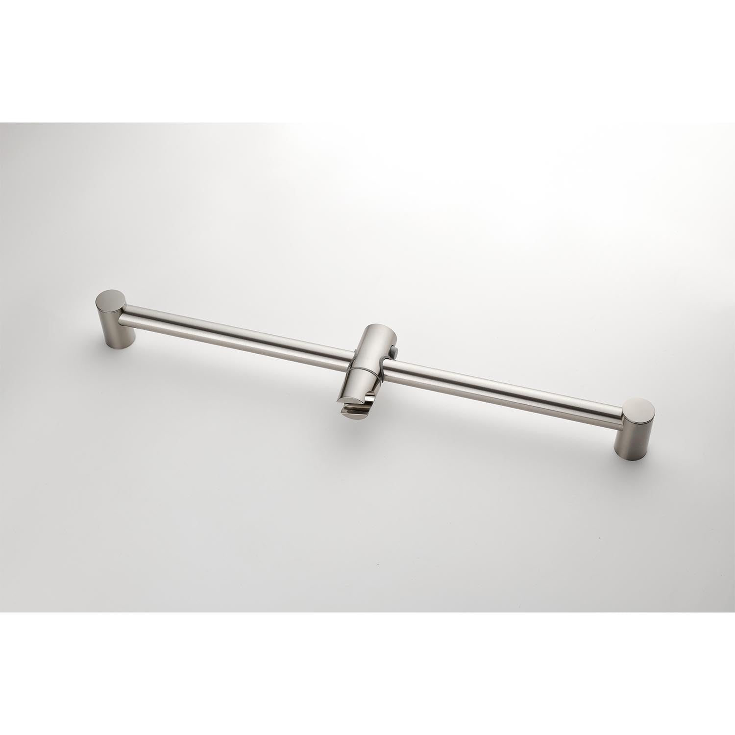 Shower System With Shower Head, Hand Shower, Slide Bar, Bodysprays, Shower Arm, Hose, Valve Trim, And Lever Handles Brushed Nickel Wall Mounted Bathroom Brass