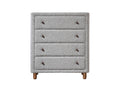 Cleo Chest, Gray Boucle Bd02474 Gray Boucle