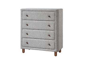 Cleo Chest, Gray Boucle Bd02474 Gray Boucle