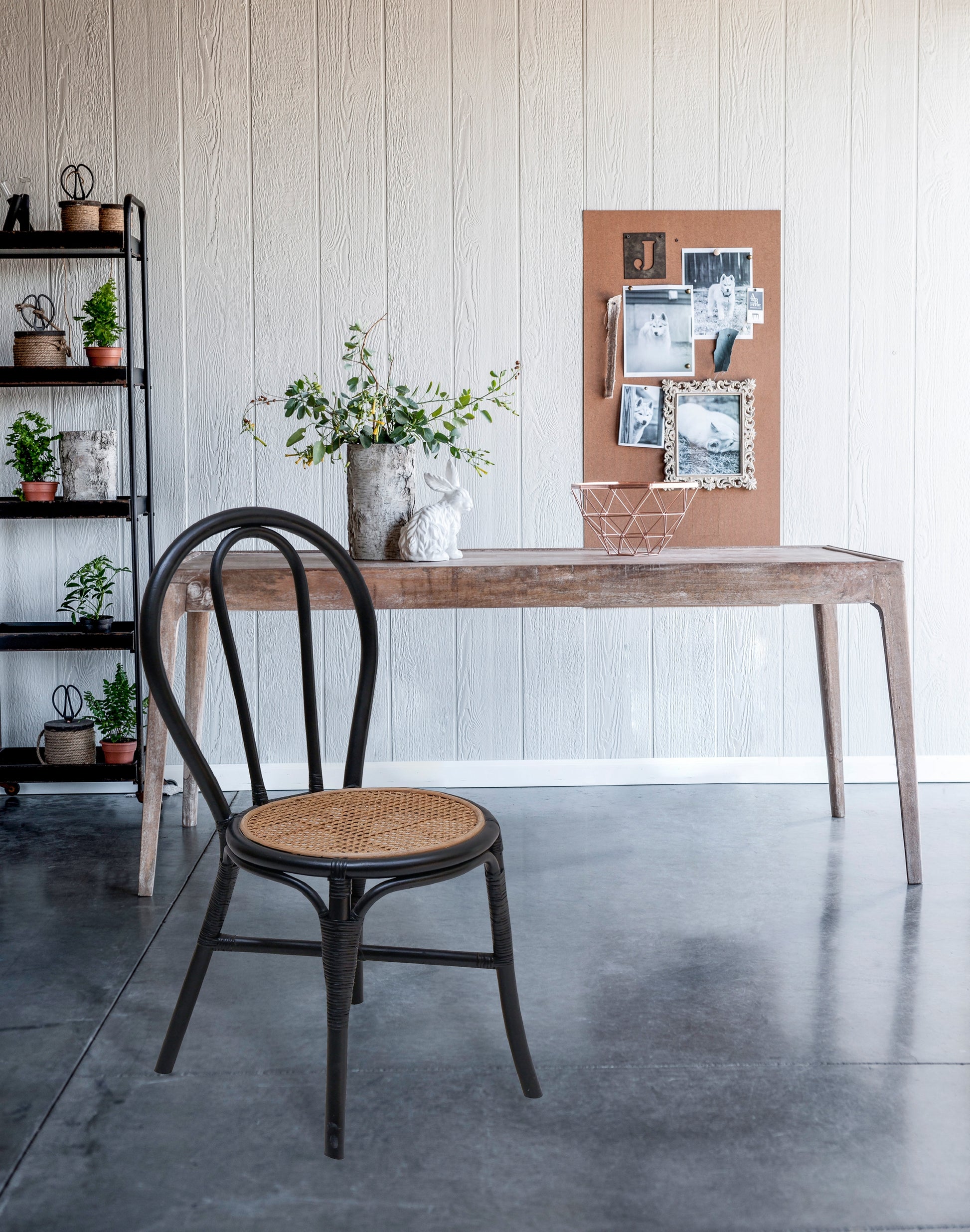Set Of 2, 15.5X20.5X35.5" Black Rattan Dining Chair Black Multi Primary Living Space Rattan