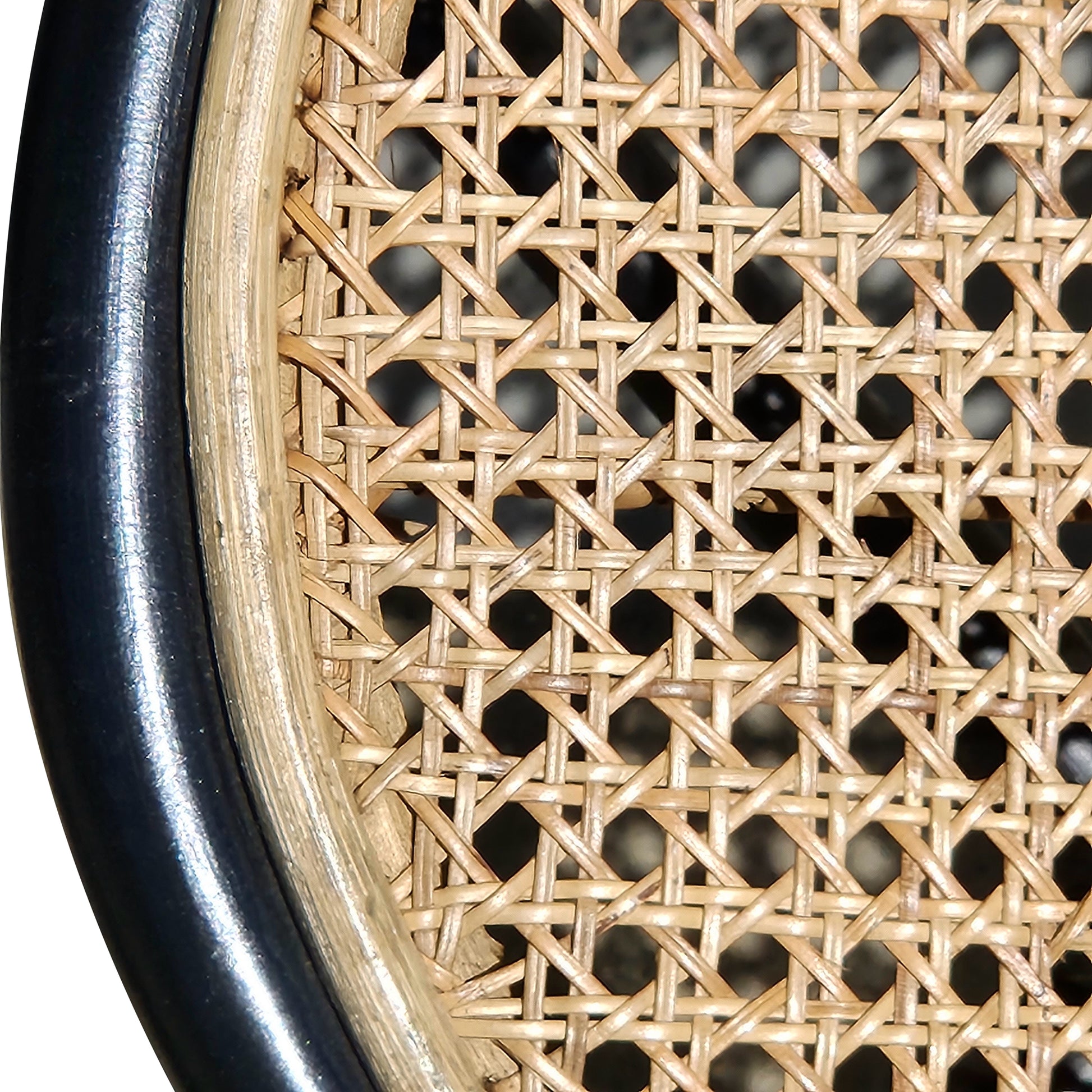 Set Of 2, 15.5X20.5X35.5" Black Rattan Dining Chair Black Multi Primary Living Space Rattan