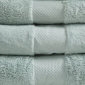 Cotton 6 Piece Bath Towel Set Seafoam Cotton