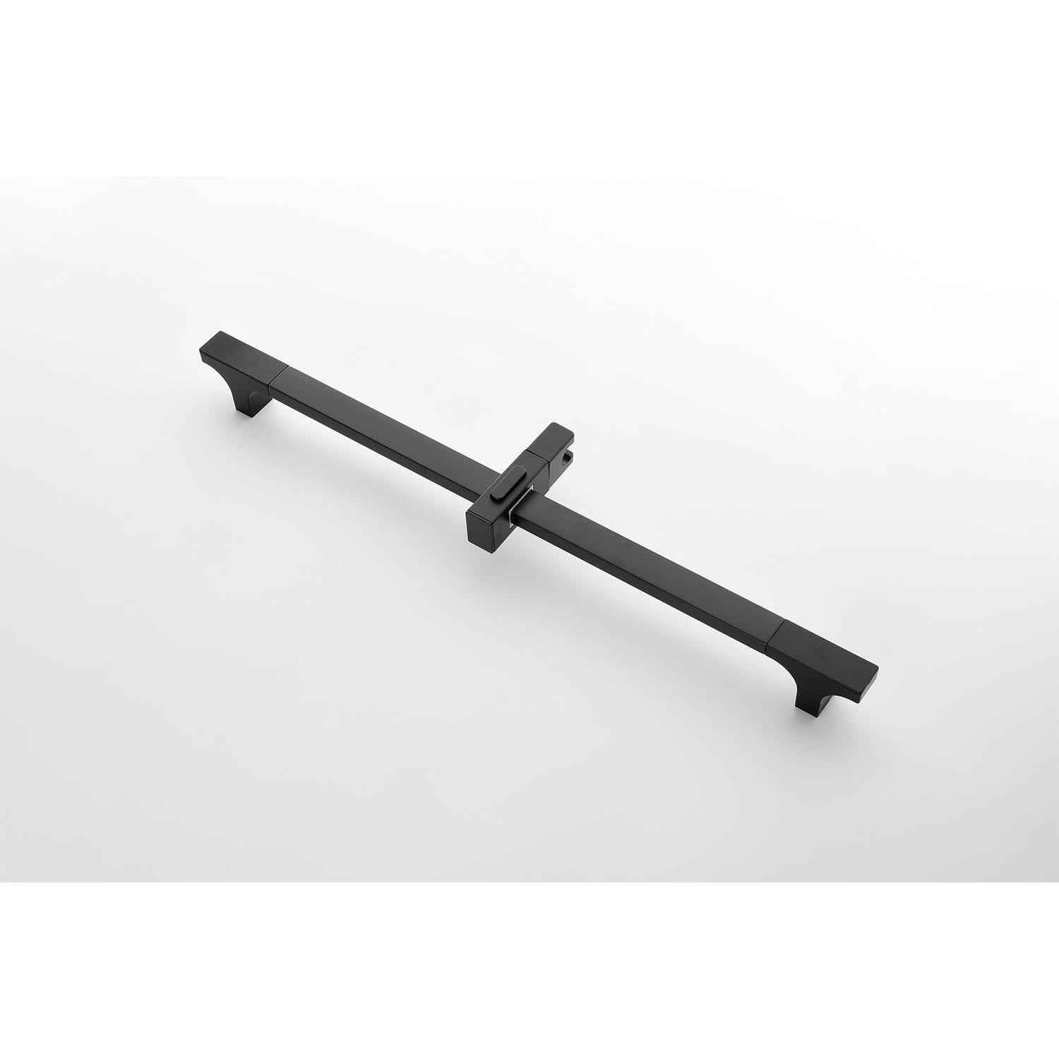 Shower System With Shower Head, Hand Shower, Slide Bar, Bodysprays, Shower Arm, Hose, Valve Trim, And Lever Handles Matte Black Wall Mounted Bathroom Brass