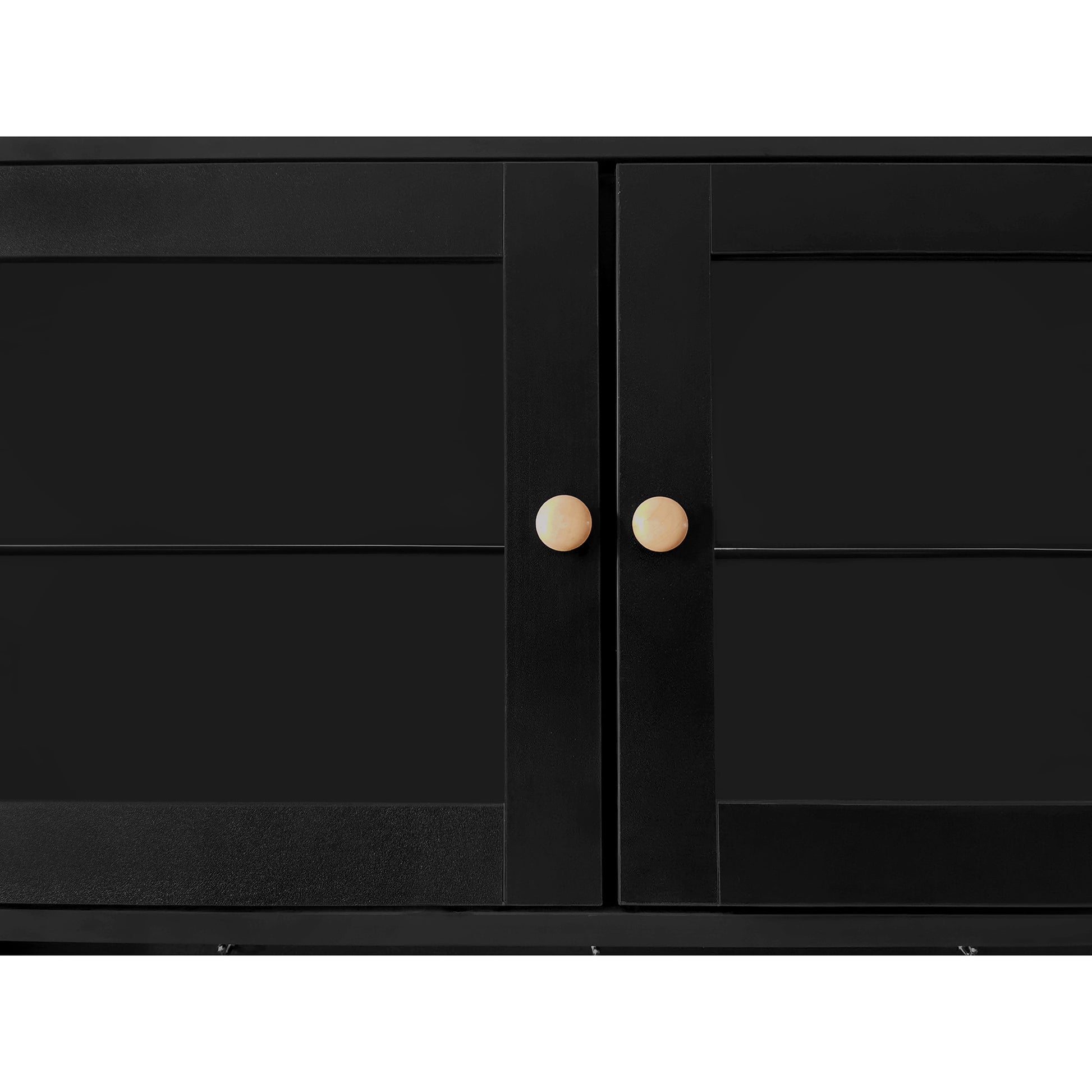 Contemporary Shoe Cabinet With Open Storage Platform, Tempered Glass Hall Tree With 3 Flip Drawers, Versatile Tall Cabinet With 4 Hanging Hooks For Hallway, Black 3 4 Drawers Black Primary Living Space Adjustable Shelves Particle Board