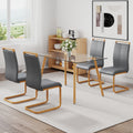 Table And Chair Set. 1 Table And 4 Grey Chairs. Glass Dining Table With 0.31 