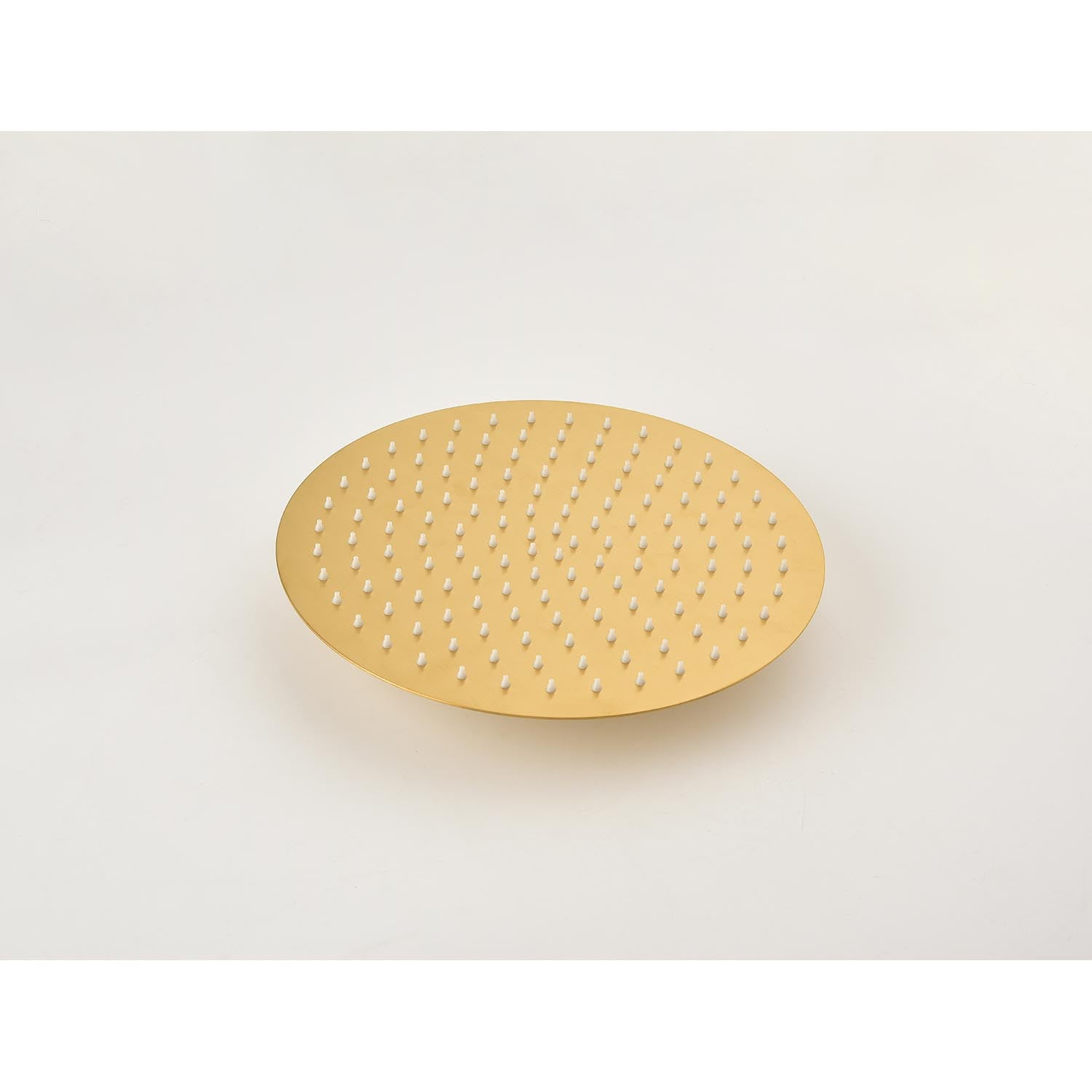 Shower System With Shower Head, Hand Shower, Slide Bar, Bodysprays, Shower Arm, Hose, Valve Trim, And Lever Handles Brushed Gold Wall Mounted Bathroom Brass