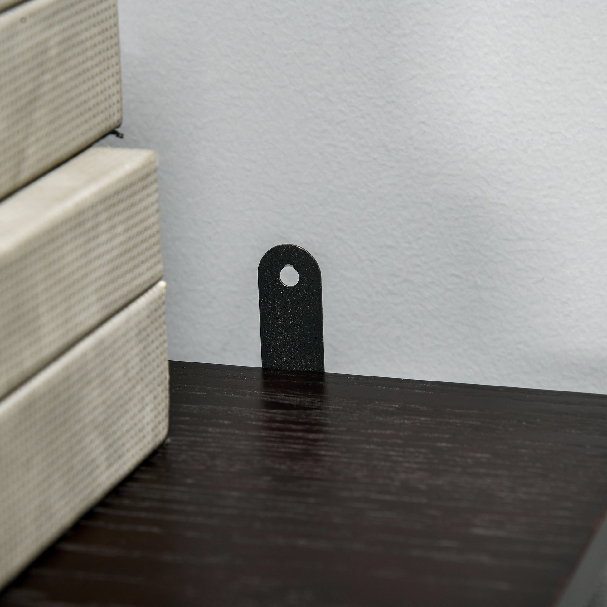 32" Electric Fireplace With Mantel, Freestanding Heater With Led Log Flame, Shelf And Remote Control, 700W 1400W, Brown Brown Steel