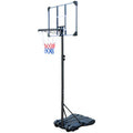 Basketball Hoop Portable Basketball Goal For Indoor Outdoor Basketball Stand 5.6 7 Ft Adjustable 32 In Backboard With Wheels Balls Sports Black White Wear Resistant Gym Pc