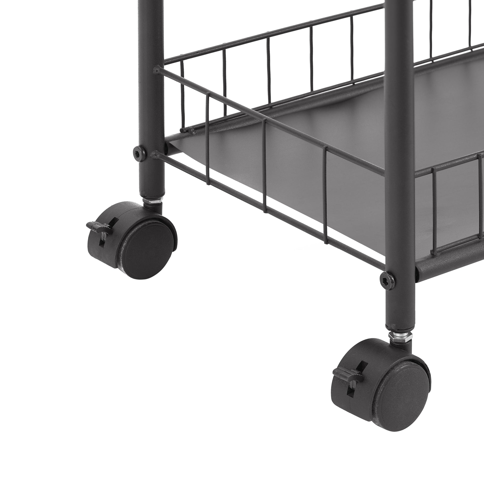 6 Tier Slim Rolling Storage Cart, Mobile Shelving