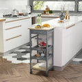 Mobile Rolling Kitchen Island Trolley Serving