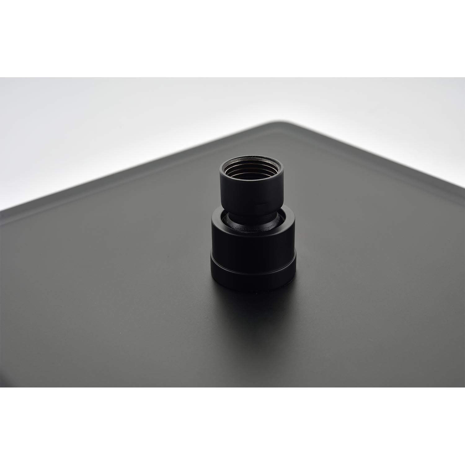 16" Rain Shower Head Systems Wall Mounted Shower One Matte Black Wall Mounted Bathroom Brass