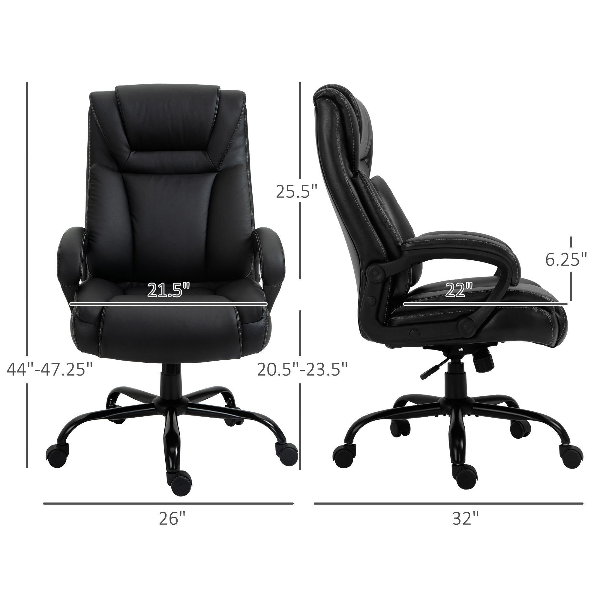 Big and Tall 400lbs Executive Office Chair with