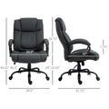 High Back Big And Tall Executive Office Chair 484Lbs With Wide Seat, Computer Desk Chair With Linen Fabric, Adjustable Height, Swivel Wheels, Charcoal Grey Charcoal Grey Polyester