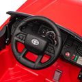 Officially Licensed Toyota Tundra Pickup,Electric Pickup Car Ride On For Kid, 12V Electric Ride On Toy,2.4G W Parents Remote Control,Electric Car For Kids,Three Speed Adjustable,Power Display Red Plastic