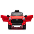 Officially Licensed Toyota Tundra Pickup,Electric Pickup Car Ride On For Kid, 12V Electric Ride On Toy,2.4G W Parents Remote Control,Electric Car For Kids,Three Speed Adjustable,Power Display Red Plastic