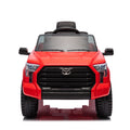 Officially Licensed Toyota Tundra Pickup,Electric Pickup Car Ride On For Kid, 12V Electric Ride On Toy,2.4G W Parents Remote Control,Electric Car For Kids,Three Speed Adjustable,Power Display Red Plastic
