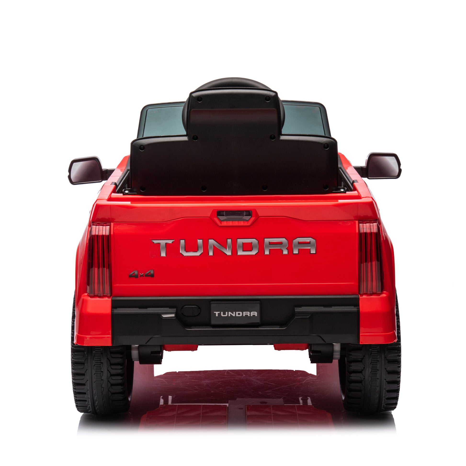 Officially Licensed Toyota Tundra Pickup,Electric Pickup Car Ride On For Kid, 12V Electric Ride On Toy,2.4G W Parents Remote Control,Electric Car For Kids,Three Speed Adjustable,Power Display Red Plastic