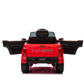 Officially Licensed Toyota Tundra Pickup,Electric Pickup Car Ride On For Kid, 12V Electric Ride On Toy,2.4G W Parents Remote Control,Electric Car For Kids,Three Speed Adjustable,Power Display Red Plastic