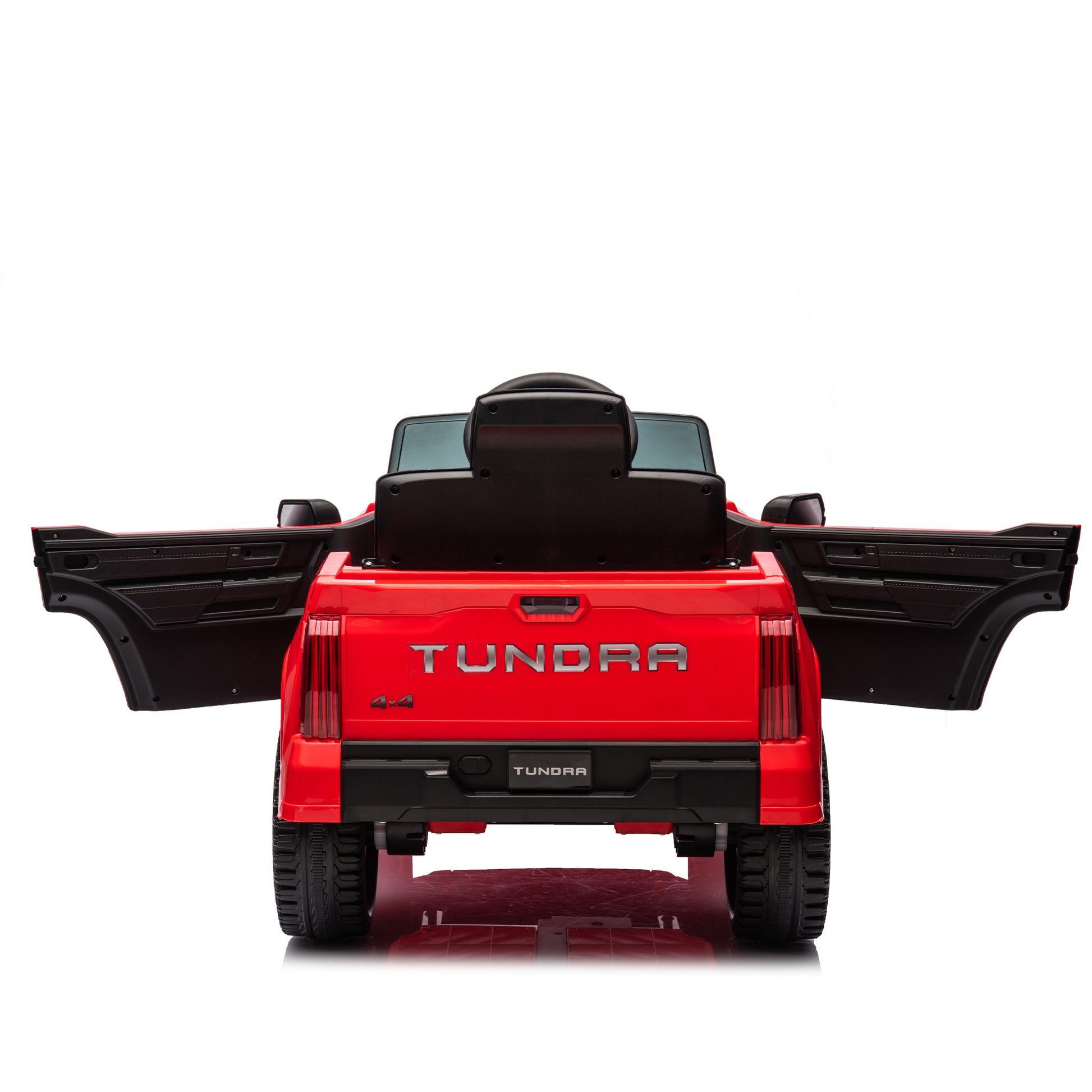 Officially Licensed Toyota Tundra Pickup,Electric Pickup Car Ride On For Kid, 12V Electric Ride On Toy,2.4G W Parents Remote Control,Electric Car For Kids,Three Speed Adjustable,Power Display Red Plastic