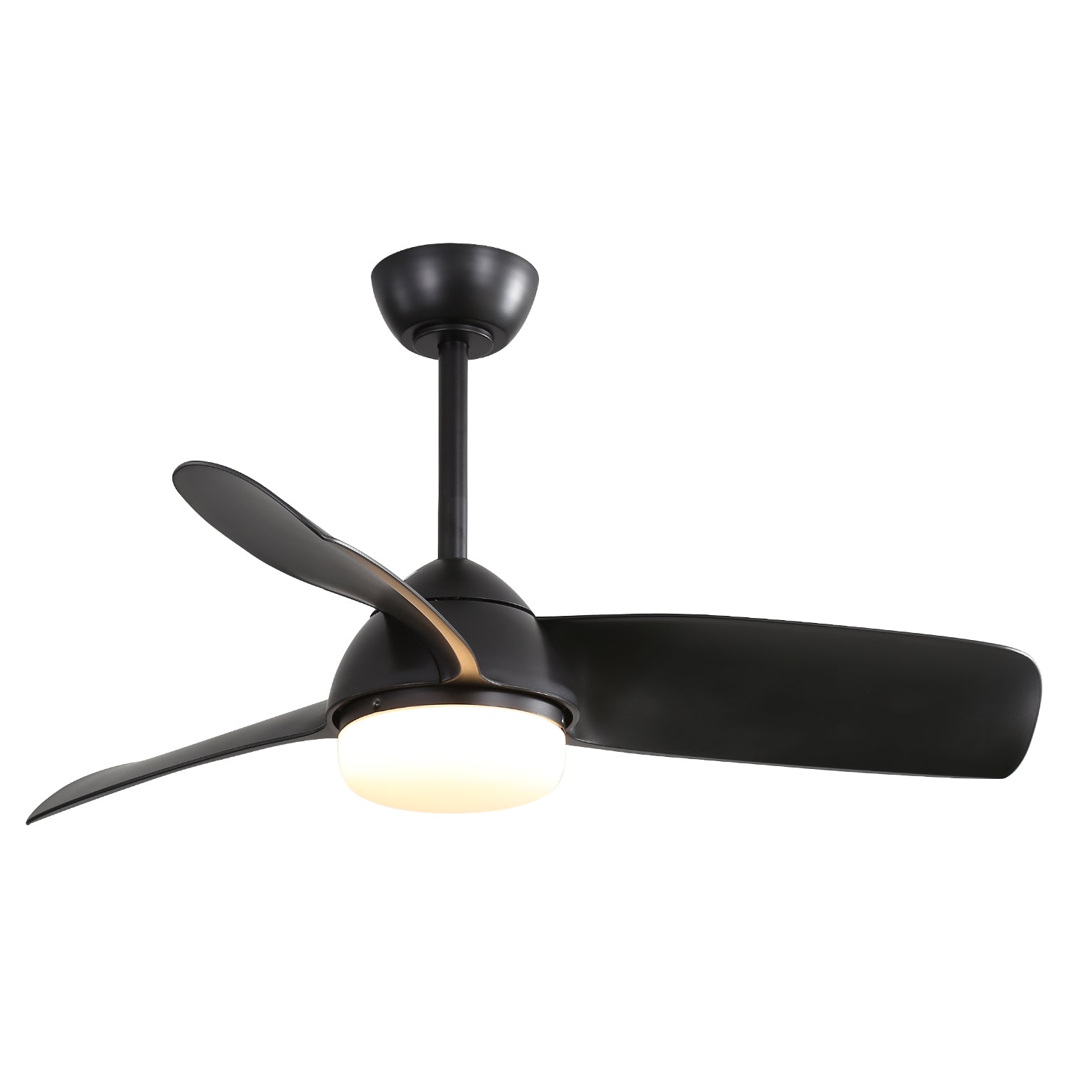 42 Inch Indoor ABS Ceiling Fan With 6 Speed Remote black-abs