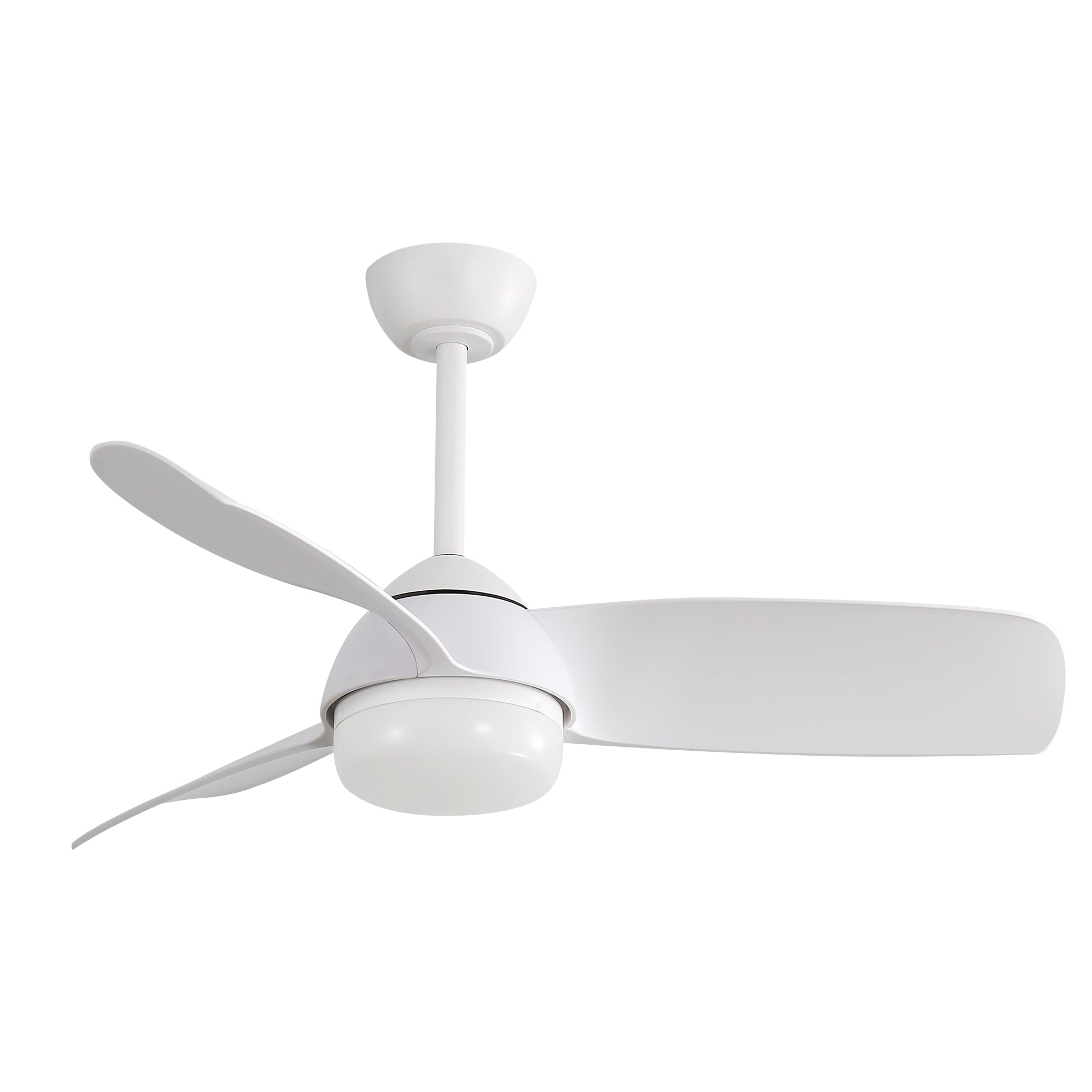 42 Inch Decorative ABS Ceiling Fan With 6 Speed Remote white-abs
