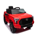 Officially Licensed Toyota Tundra Pickup,Electric Pickup Car Ride On For Kid, 12V Electric Ride On Toy,2.4G W Parents Remote Control,Electric Car For Kids,Three Speed Adjustable,Power Display Red Plastic