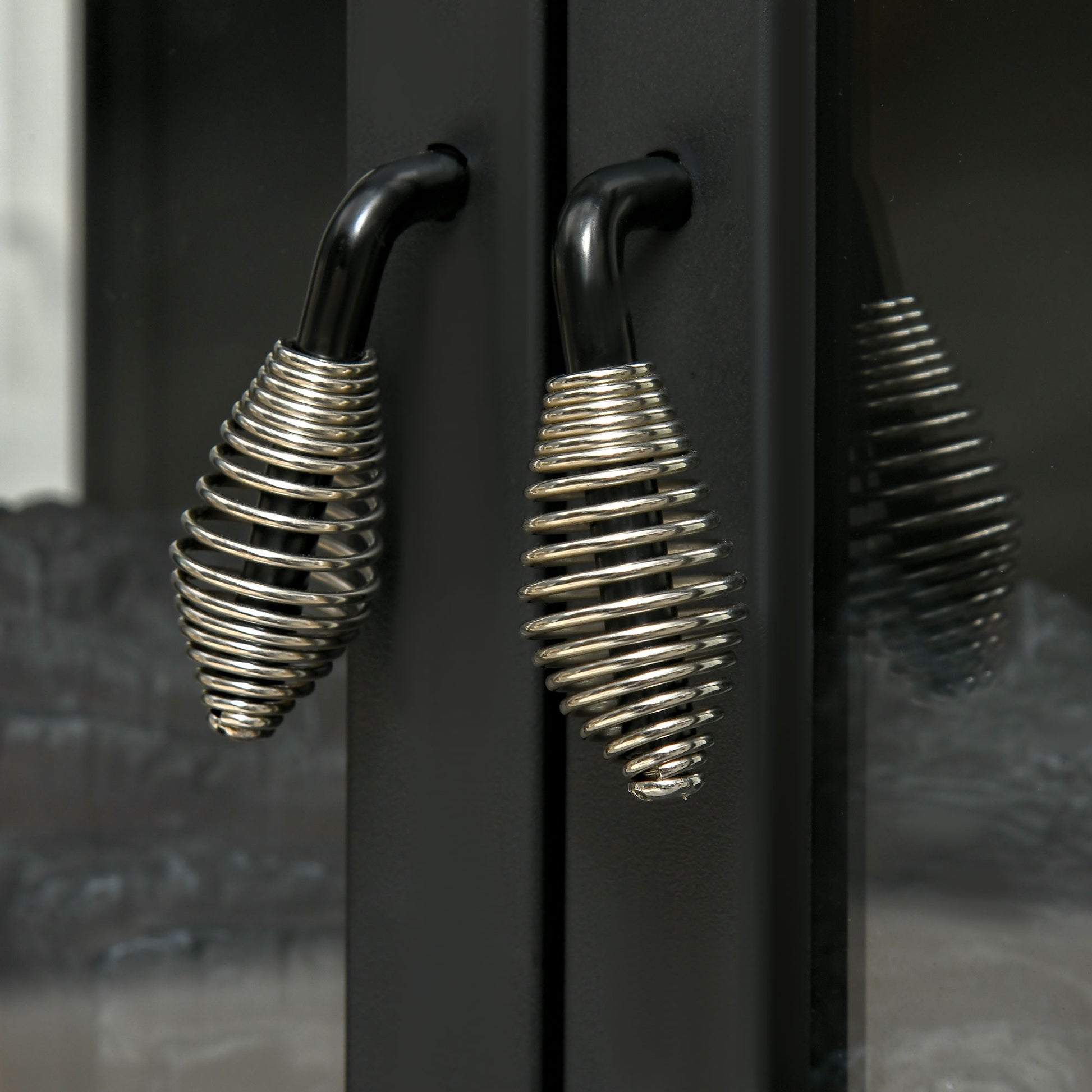 29" Electric Fireplace Heater, Freestanding Fire Place Stove With Realistic Led Log Flames And Overheating Safety Protection, 1400W, Black Black Steel