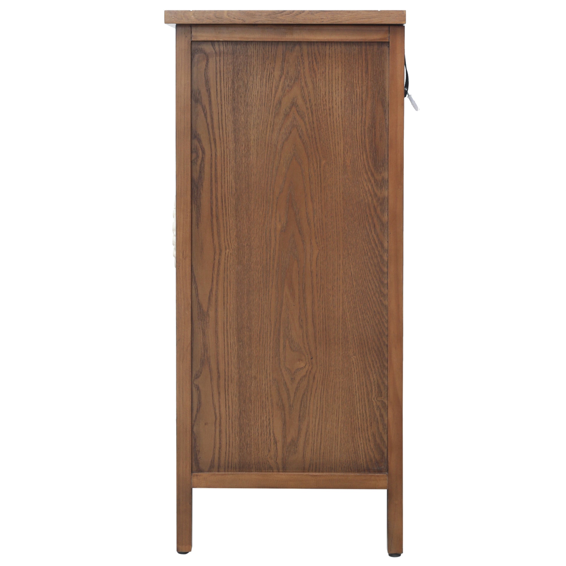 2 Door Cabinet, American Furniture, Suitable For Bedroom, Living Room, Study Walnut Mdf