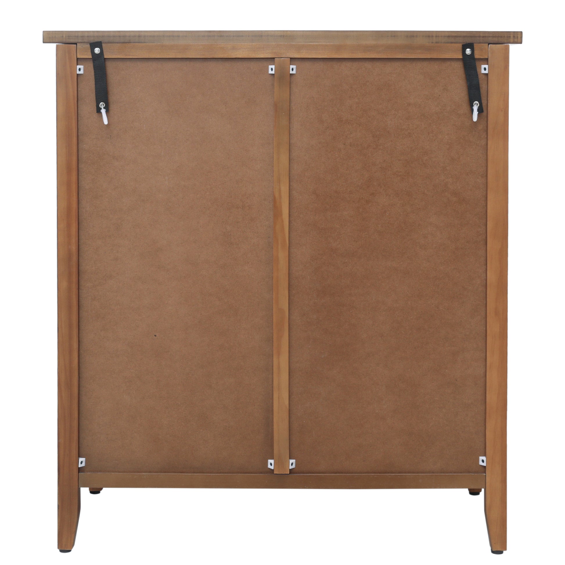 2 Door Cabinet, American Furniture, Suitable For Bedroom, Living Room, Study Walnut Mdf