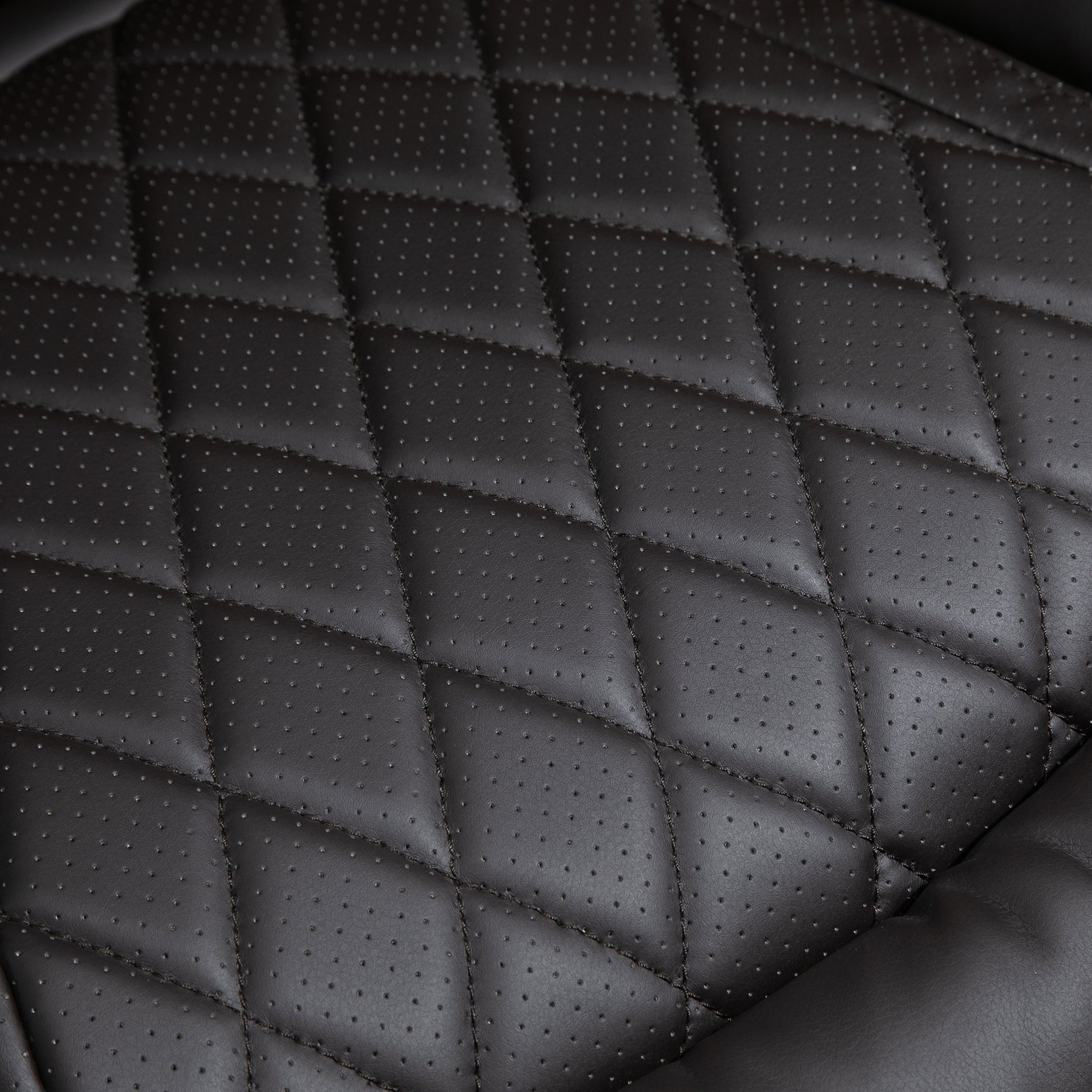 Big And Tall Executive Office Chair With Wide Seat, Computer Desk Chair With High Back Diamond Stitching, Adjustable Height & Swivel Wheels, Brown Brown Pu Leather