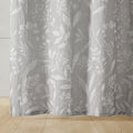 Floral Shower Curtain Taupe Cotton