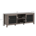 Industrial Tv Cabinet Stand For Tvs Up To 65