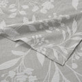 Floral Shower Curtain Taupe Cotton