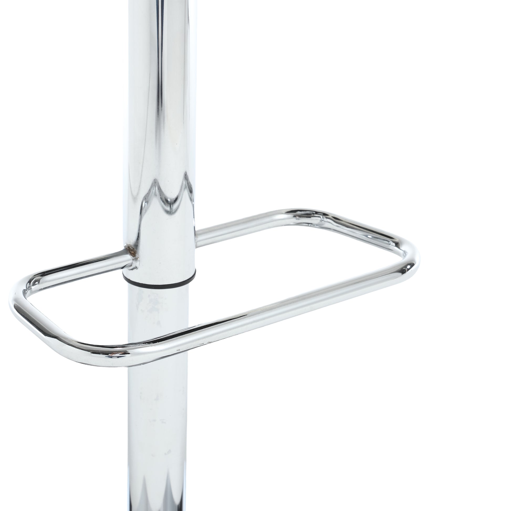 Coolmore Vintage Bar Stools With Back And Footrest Counter Height Dining Chairs 2Pc Set Ivory Boucle