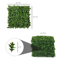 Artificial Grass Wall Panel Backdrop, 12 20