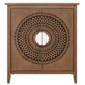 2 Door Cabinet, American Furniture, Suitable For Bedroom, Living Room, Study Walnut Mdf