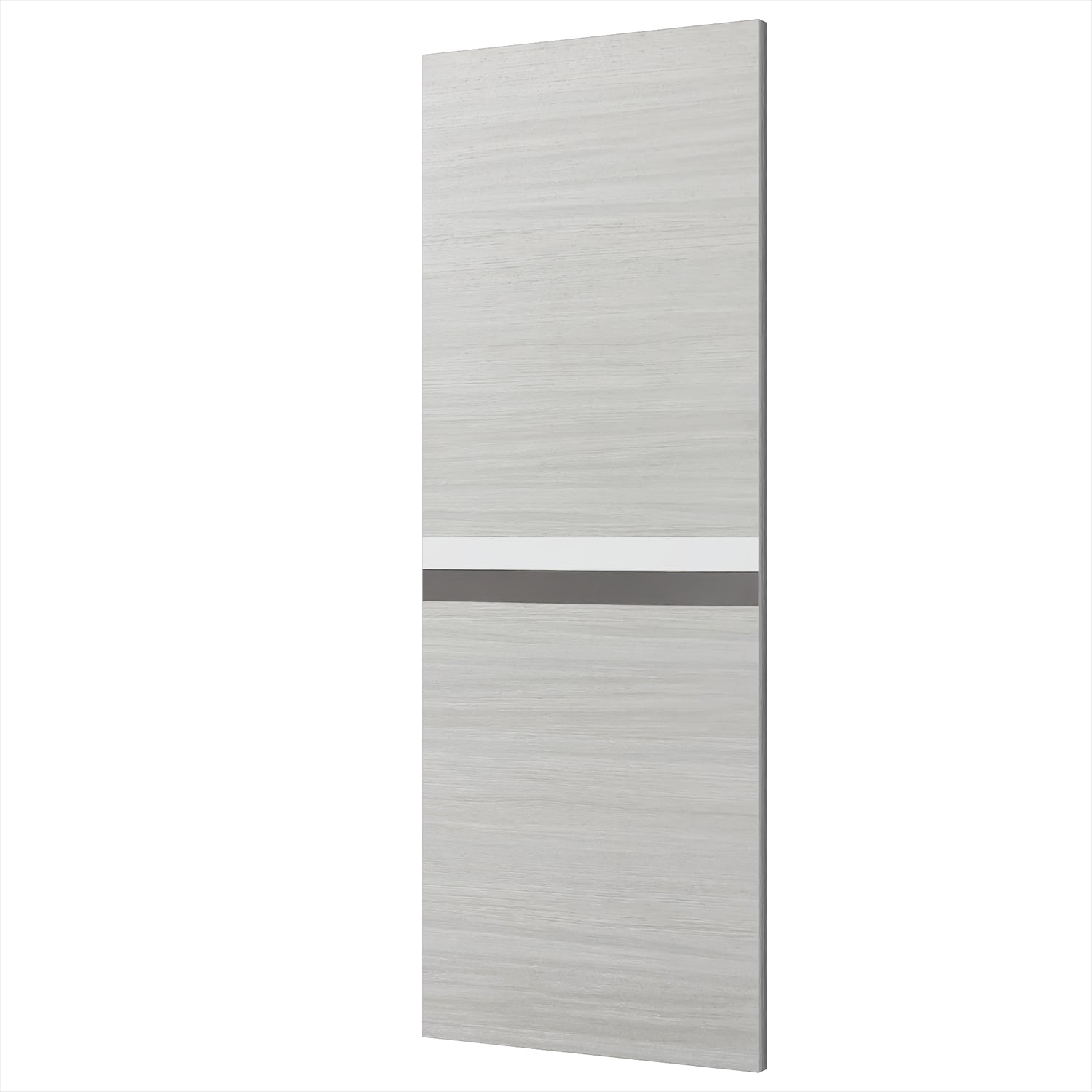 36 "x 84" Melamine Integrated Door Slab, No gray-melamine