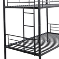 Metal Bunk Bed Black Black Metal