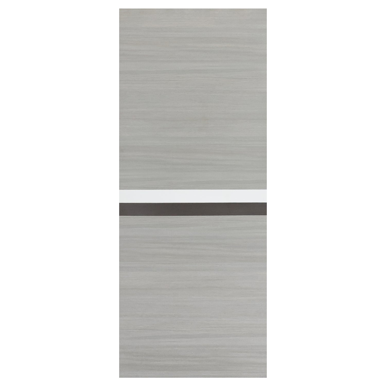 32 "x 84" Melamine Integrated Door Slab, No gray-melamine