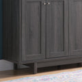 Buffet Four Door With Six Shelves Grey - Grey