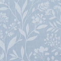 Floral Shower Curtain Blue Cotton