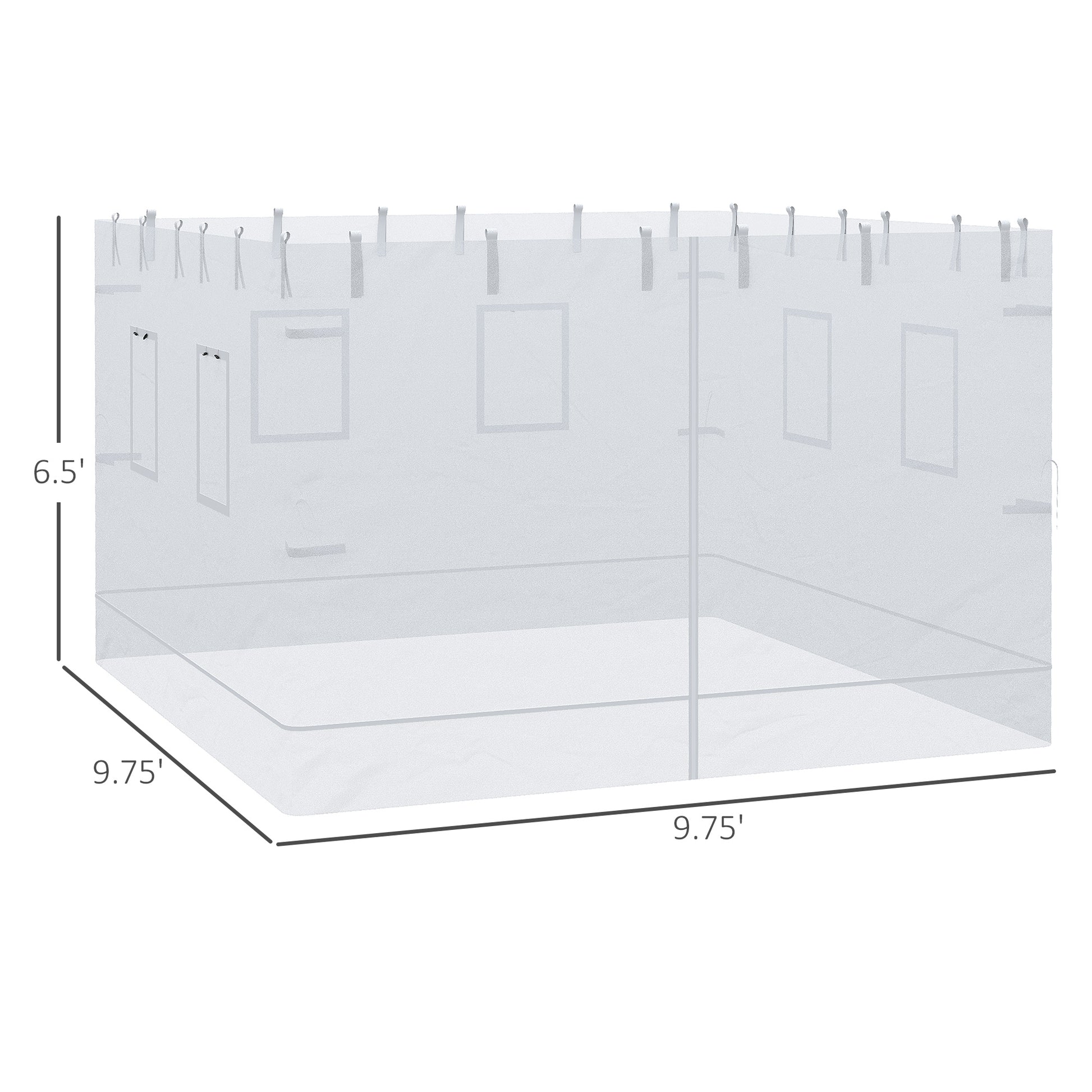 Pop up Canopy Walls, Universal Replacement