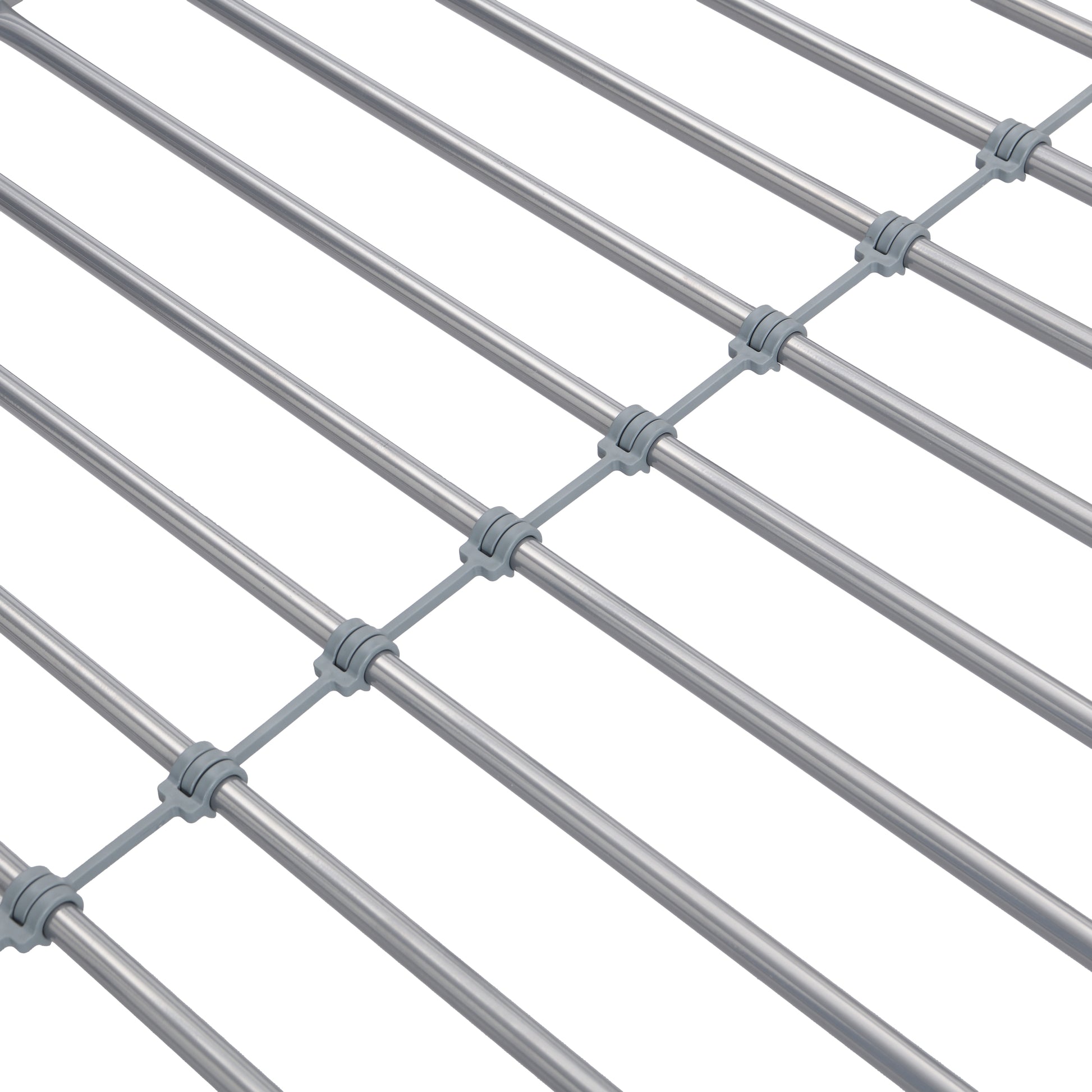 Metal Bunk Bed Silver Silver Metal