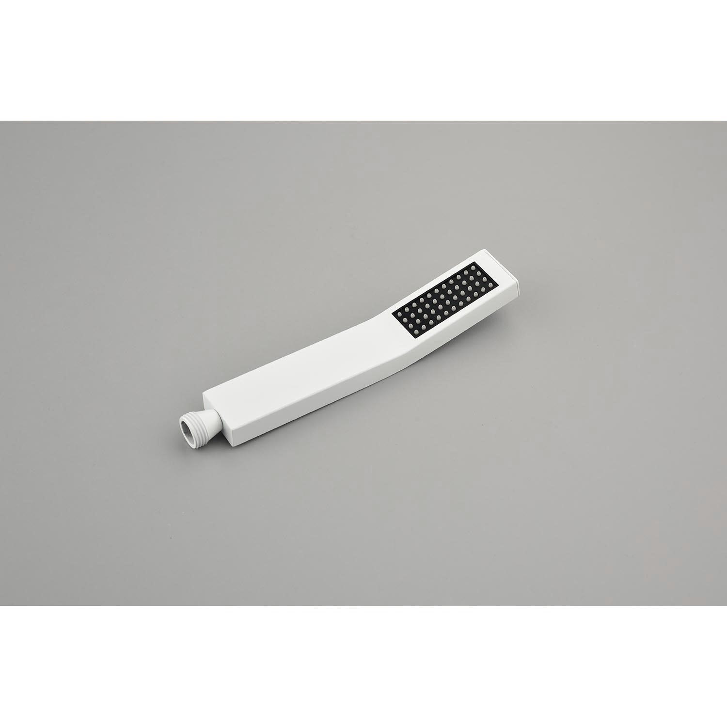 16" Shower Head System Ceiling Mounted Shower One White Wall Mounted Bathroom Brass