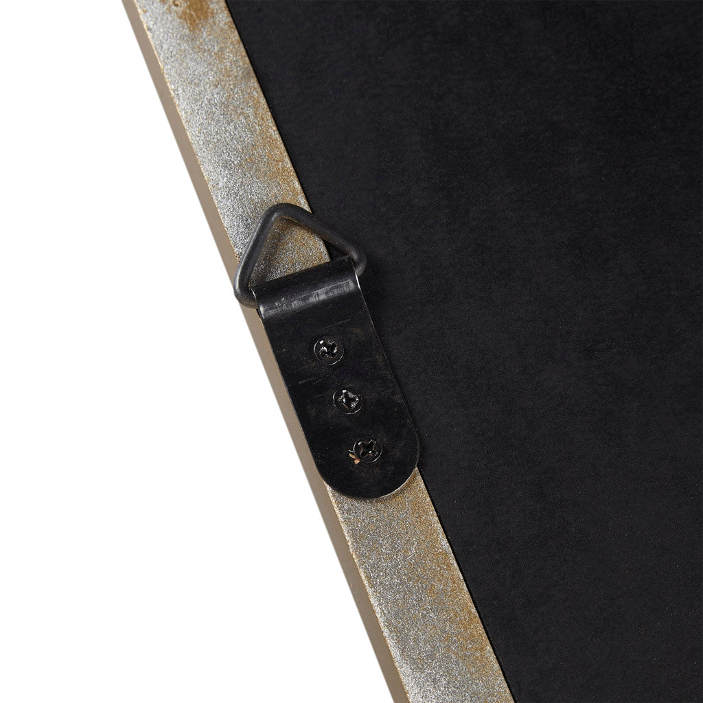 Gold Soped Wood Wall Mirror Gold Mdf