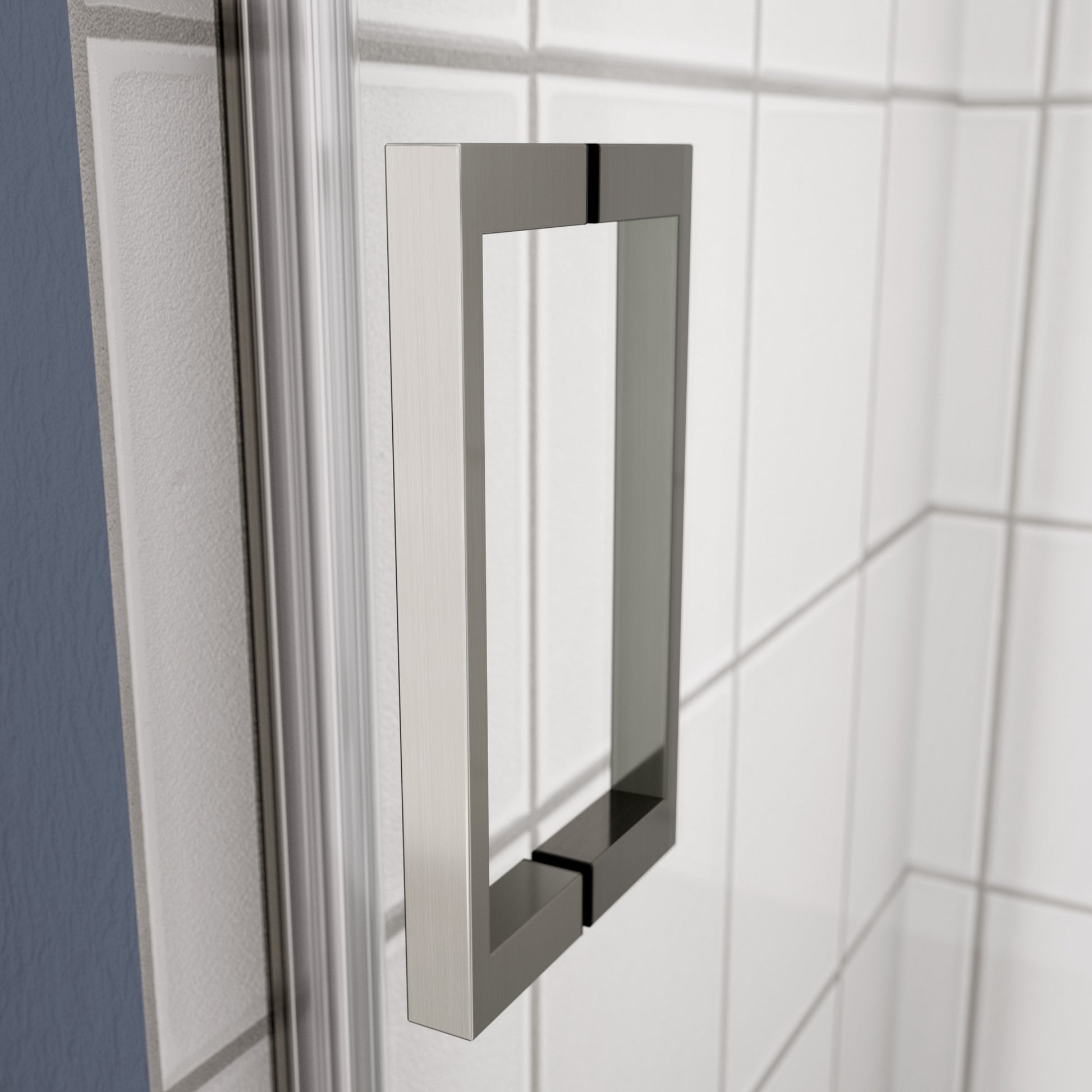 Bathtub Shower Door, Sliding Door, With 5 16" Tempered Glass And Polished Finish 6058 Chrome Bathroom Aluminium Alloy