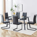 Table And Chair Set, 1 Table And 4 Chairs. Rectangular Glass Dining Table, 0.31 