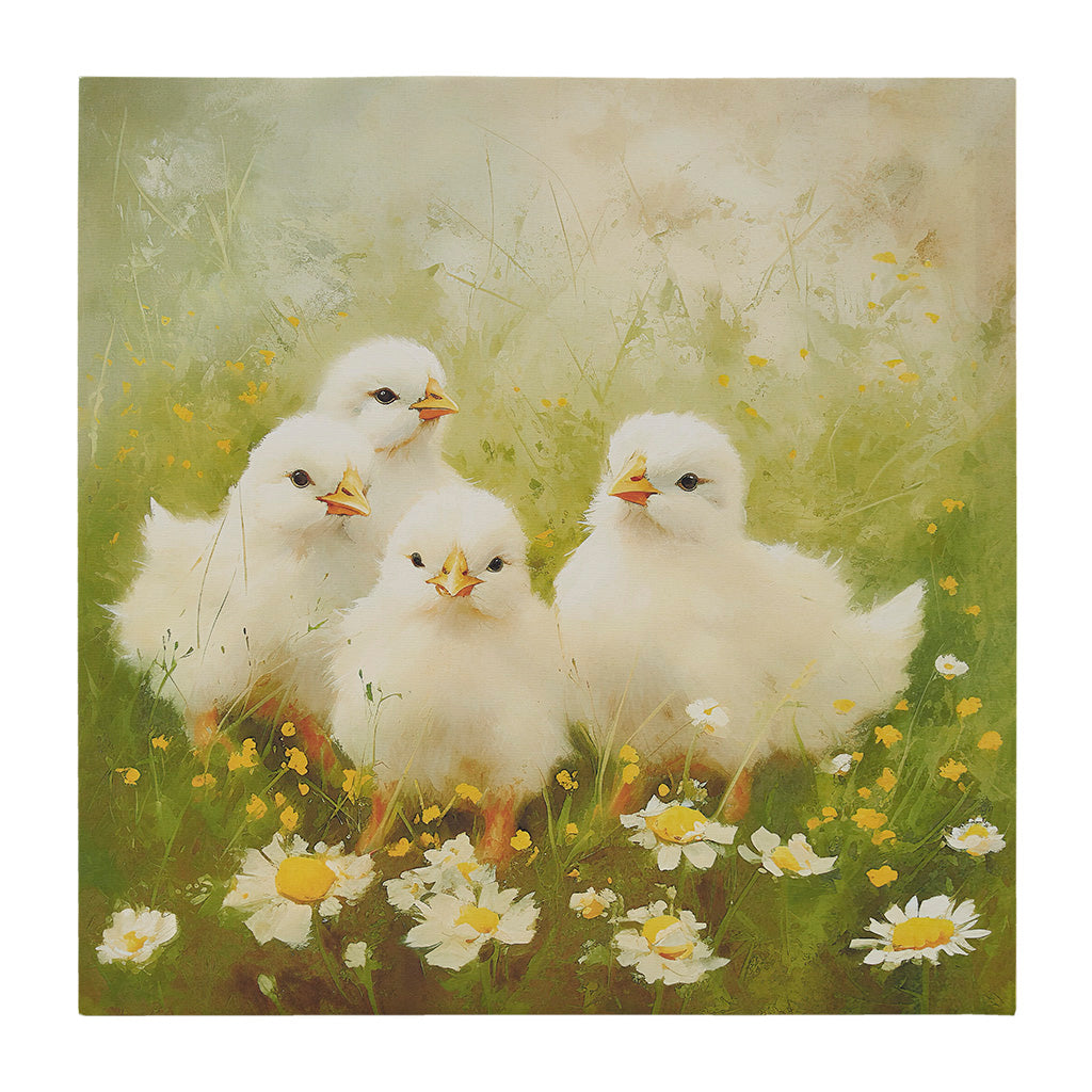 Chicks Canvas Wall Art Chicks Green Multi Mdf