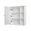 Bathroom Storage Mirror Cabinet Wall Mounted white-1-4-adjustable shelves-bathroom-wall