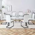 Table And Chair Set, 1 Table And 4 Chairs. Rectangular Glass Dining Table, 0.31 